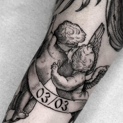 20 Lovely Light  Disturbingly Dark Angel Tattoos  CafeMomcom