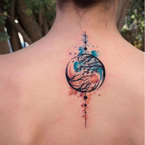 twin flame symbol tattoo