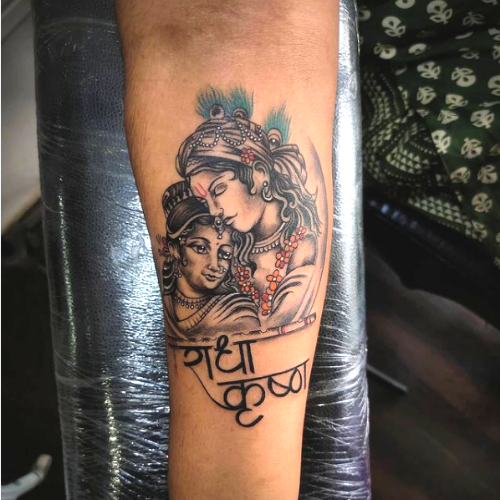 40 Amazing Radha Krishna Tattoo Designs with Meanings and Ideas  Body Art  Guru