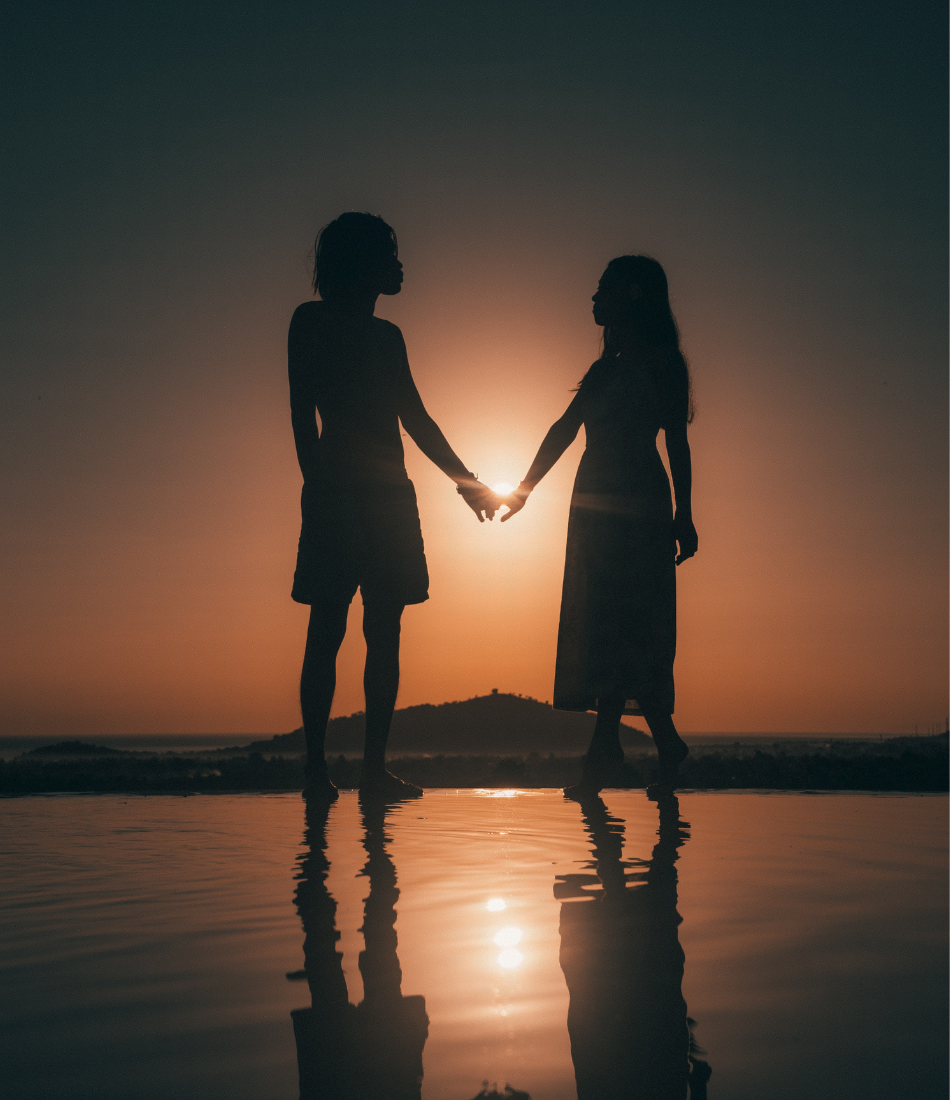 new p1 5D twin flames looking out on the sea