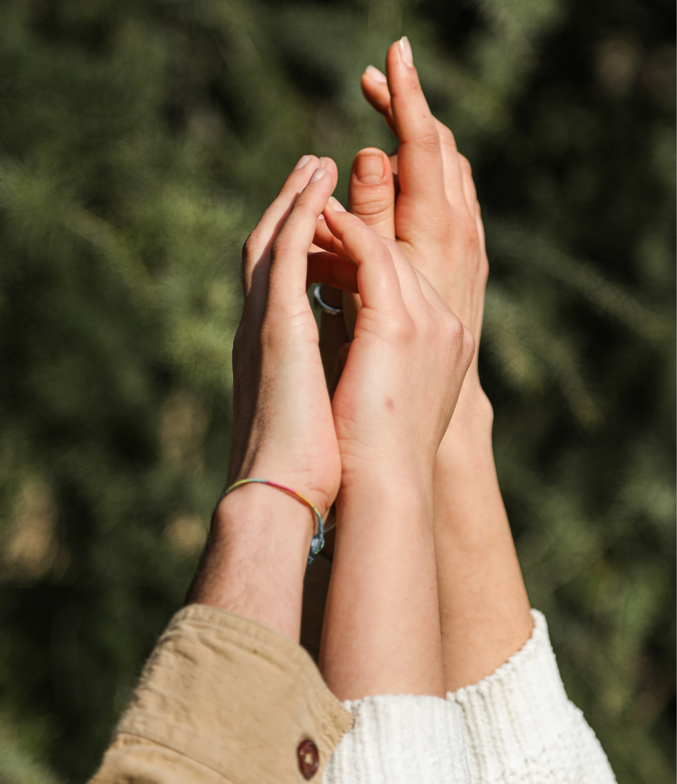 divine masculine going for his twin flame's hand